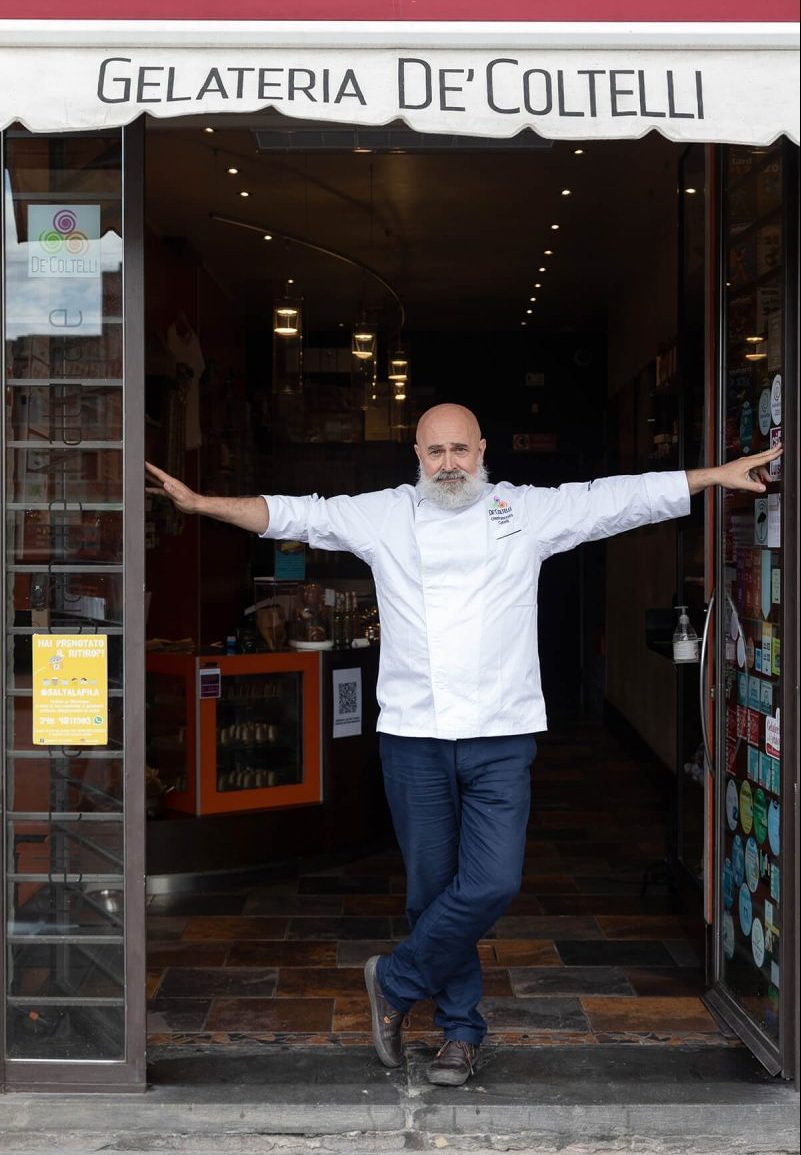 Gianfrancesco Cutelli patron De’Coltelli Miglior Gelatiere Pisa