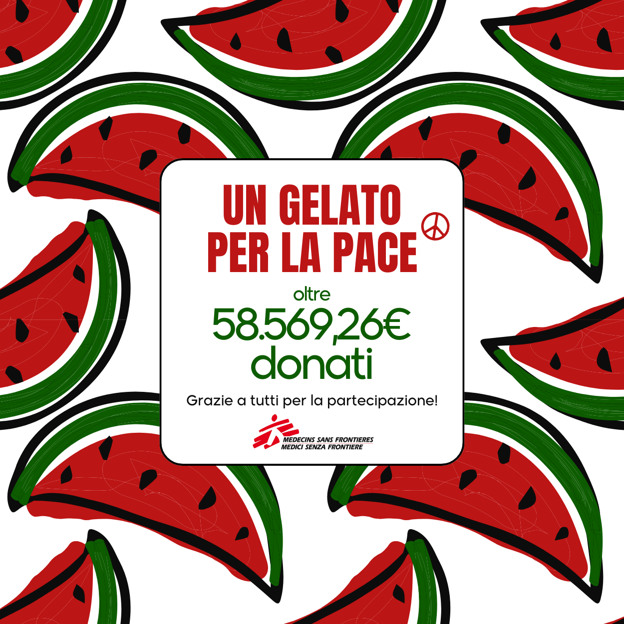 Un gelato per la pace donazione